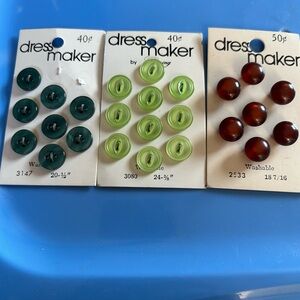 Vintage Dress Maker Buttons